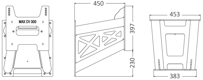 Bracket Motor Support In Stainless Steel Ddf Nautica